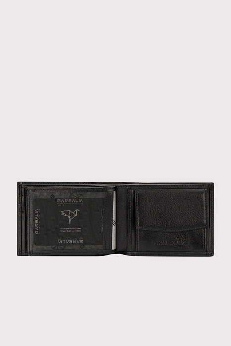 Zoozie Bags Cartera para Hombre de Piel Auténtica con Bloqueo RFID - Negro